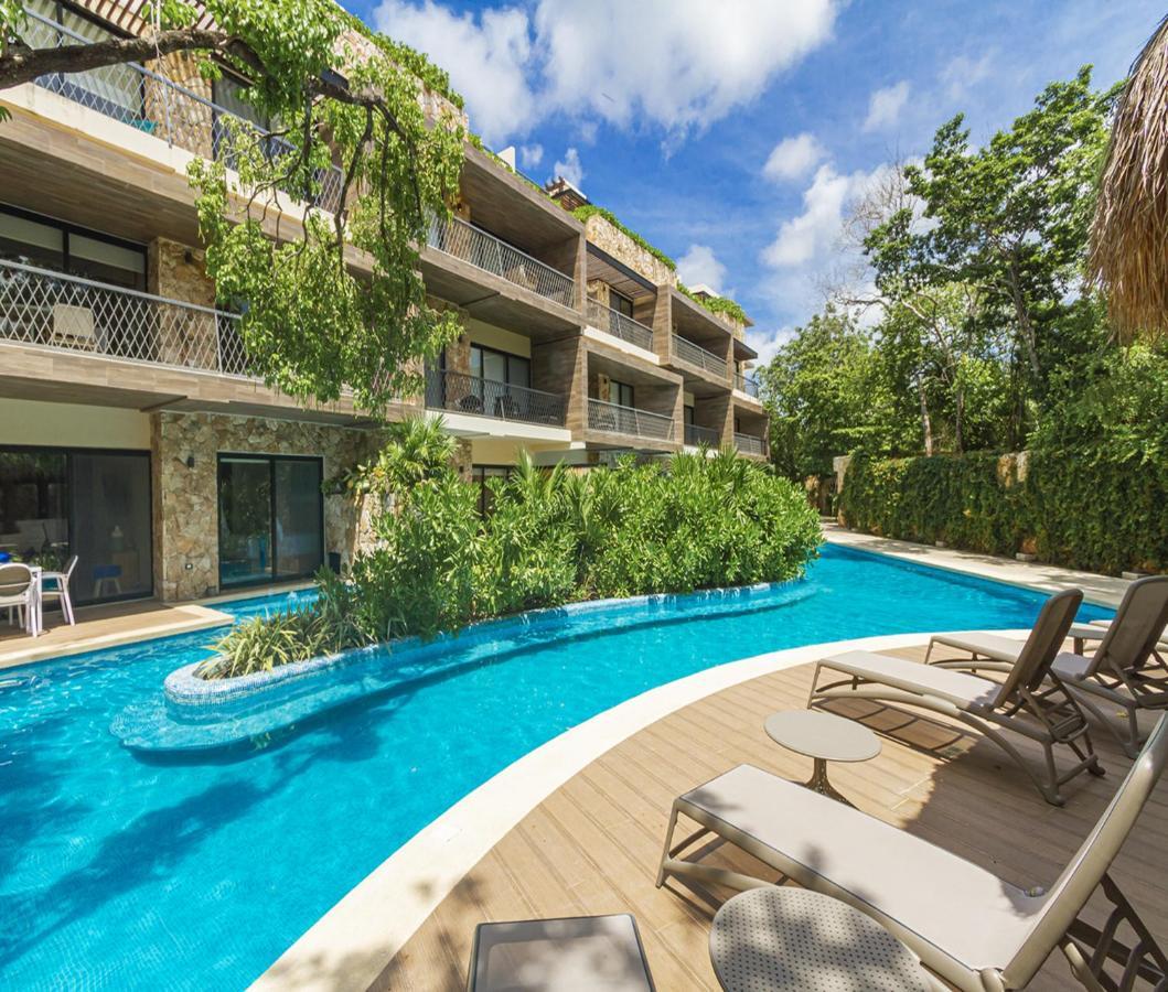 Apartamento ***New Swim Up with Prívate Jacuzzi*** Tulum Exterior foto