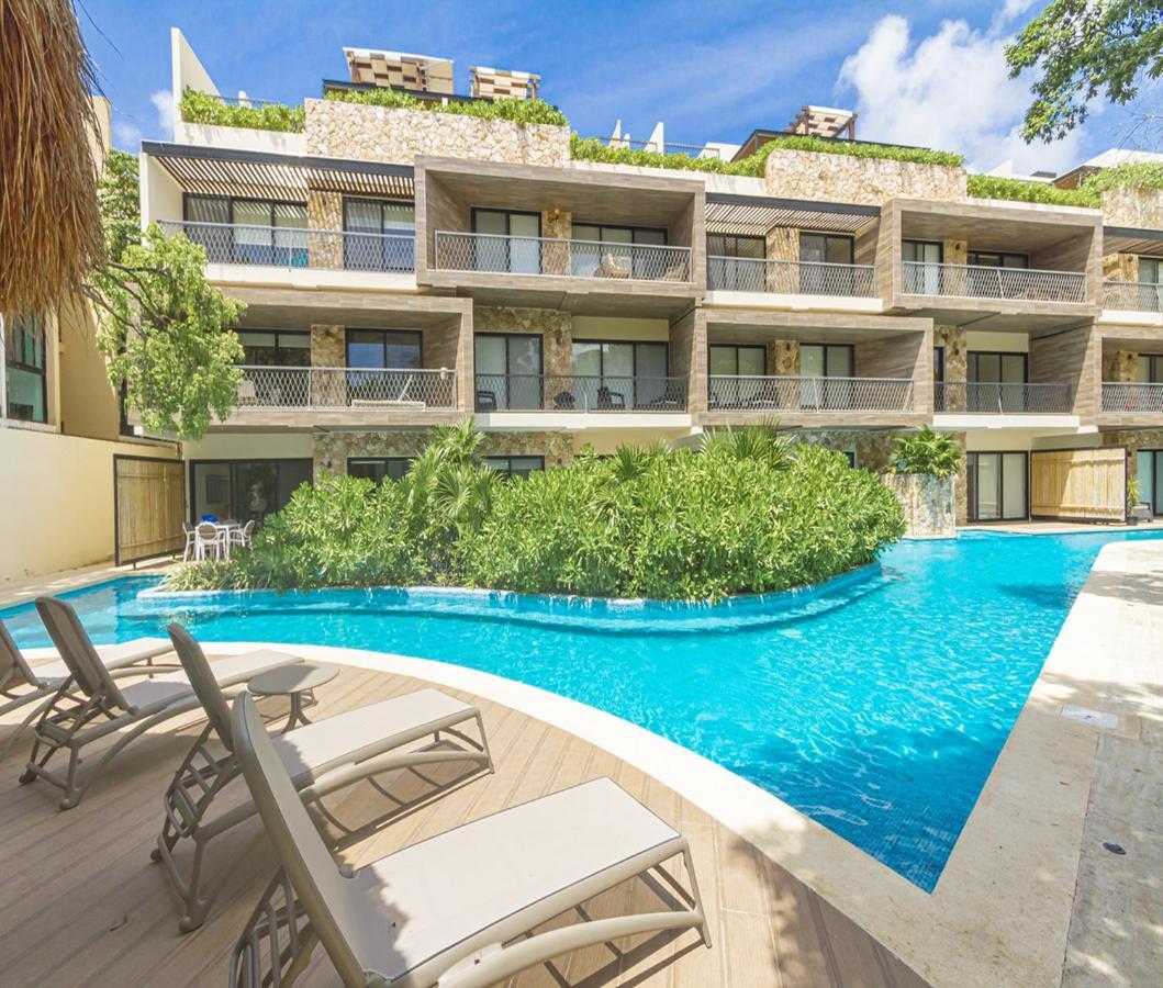 Apartamento ***New Swim Up with Prívate Jacuzzi*** Tulum Exterior foto