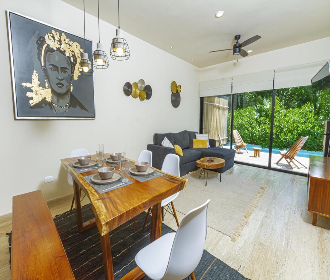 Apartamento ***New Swim Up with Prívate Jacuzzi*** Tulum Exterior foto